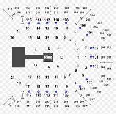 Mgm Grand Garden Arena Section 203 Row F Hd Png Download