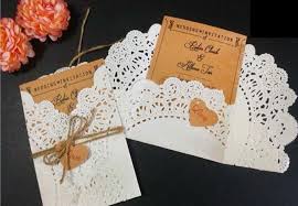 Bazmineh Com Paper Doilies Wedding Cards Doily Wedding Invitations