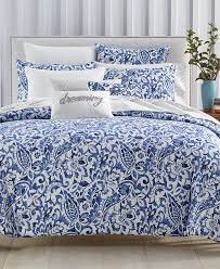 Bed & bath kitchen dining furniture mattresses luggage. Charter Club Textured Paisley Cobalt Duvet Cover Sets Created For Macy S Reviews Designer Bedding Bed Bath Macy S