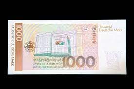 Banknote tīmekļa vietnē tiek izmantoti šādi sīkdatņu veidi: 1000 Dm Banknote Fotos Imago
