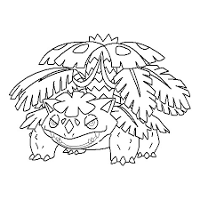 This grass type pokemon is full of colors, so your arty child will like coloring this grass type creature. Mega 003 Venusaur Coloring Page By Nikki M Garrett On Deviantart
