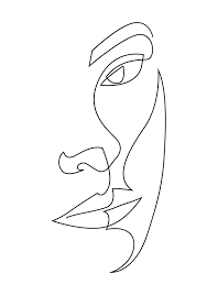 Relief One Line Art Mini Art Print By Addillum Without Stand 3 X 4 Line Art Drawings Line Art Design Outline Art