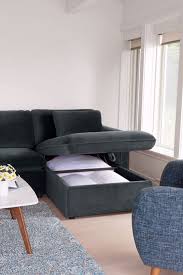 Oneira Deep Sea Blue Right Sofa Bed Velvet Sofa Bed Sofa Bed Furniture