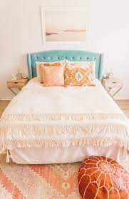 Peach Bohemian Master Bedroom Makeover Abby Saylor Armbruster Bohemian Master Bedroom Room Ideas Bedroom Master Bedroom Makeover