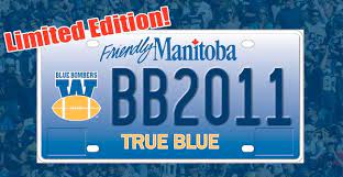 Automatically entered for game day experiences. Blue Bombers To Get Custom Licence Plate Chrisd Ca