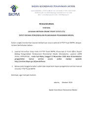 Indeed dapat menerima bayaran dari perusahaan tersebut, membantu agar indeed tetap gratis bagi para pencari kerja. Lembaga Oss Bkpm Pelayanan Perizinan Berusaha Terintegrasi Secara Elektronik