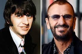 Had a great time wishing Ringo Starr a happy 84th birthday today at his  annual Peace & Love gathering in Beverly Gardens Park. Here he is next to  his Peace & Love