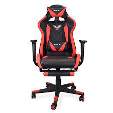 eaglex racing gaming chair red black