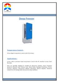 Deep Freezer By Srlabinstruments Issuu