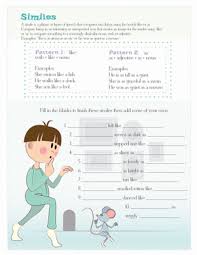 Similes For Kids Worksheet Education Com Simile 2nd Grade Worksheets Similes And Metaphors