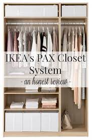 Diy custom built organizer for our ikea pax wardrobe uniquely. A Tour Of Our New Closet Ikea Pax Closet System Review Driven By Decor Ikea Pax Closet Ikea Closet System Pax Closet