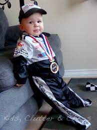Kids Clutter And Chaos Halloween 2012 Toddler Race Car Driver Costume Review Cute Costumes For Kids Diy Costumes Kids Race Car Driver Costume