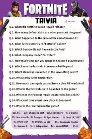 Well, we've got 250+ trivia … 60 Fortnite Trivia Questions Answers Meebily