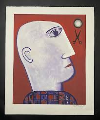 Serigraphy by: Hilda Vidal Valdes. Original signed. Rene Portocarrero  Workshop.