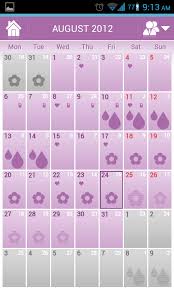 Menstrual Cycle Calendar Woman Log