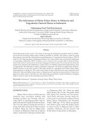 Seperti masyarakat kubu, informasinya orang asli malaysia ini juga masih banyak belum memiliki agama, masih animisme, walaupun sudah ada yang memeluk agama islam atau budha. Pdf The Inheritance Of Malay Palace Dance In Malaysia And Yogyakarta Classical Dance In Indonesia
