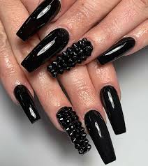 In this article we look at some of the nail designs that you could consider. 23 Black Acrylic Nails You Need To Try Immediately Page 2 Of 2 Stayglam