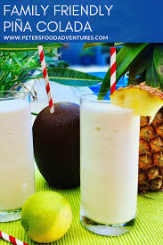 This Family Favorite Pina Colada Recipe Reminds Me Of Summer Vacation So Easy To Blend Fresh Pineapple Juice And Pina Colada Recipe Recipes Virgin Pina Colada