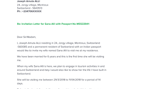 The format of this communication the invitee could either be a family friend or a relative who will live with the host for the whole duration of their stay. Contoh Invitation Letter Visa Schengen Our Families Journey Cute766