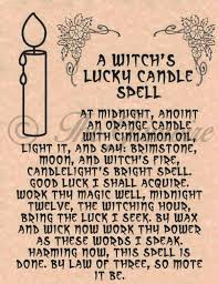 Witch S Lucky Candle Spell Book Of Shadows Page Wicca Witchcraft Bos Pages Wiccan Spell Book Witch Spell Book Candle Spells