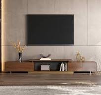 Suporte de TV moderno e elegante para sala de estar | Homary
