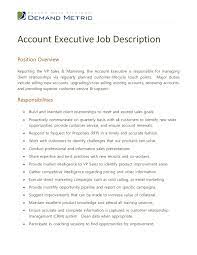 Advertising account manager jobs demand interaction with a wide range of individuals: Account Executive Job Description