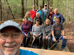 Joined some other members today for some fun in the.... ❄️ ⛄️ 😂 Trekking,  sliding, hiking, scooting, all things that made todays hike up Mt Cammerer  to the fire tower awesome. It