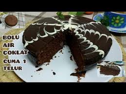 Bolu Air Coklat 1 Telur Resep Bolu Air Yg Lagi Viral Lembut Enak Cantik Ngga Seret Tanpa Sp Youtube Hidangan Penutup Resep Makanan