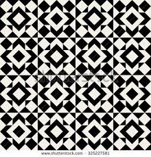 Black And White Square Pattern Vector Seamless Black And White Square Rhombus Geometric Pattern Background Ilustraciones