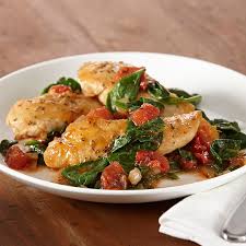 Herb Chicken Skillet With Spinach And Tomatoes Recipes Chicken Dishes Chicken Recipes
