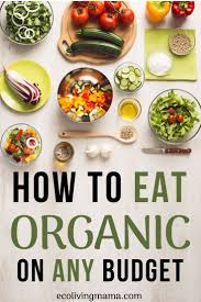 How To Eat Organic On A Budget Eco Living Mama Eating Organic Benefits Of Organic Food Organic Recipes