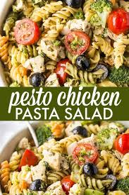 Pesto Chicken Pasta Salad Recipe Pesto Chicken Pasta Chicken Pasta Salad Recipes Chicken Pasta Salad