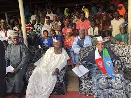 Women are more honourable in this government. Aisha Alhassan Aka Mama Taraba Storms Takum The Home Town Of The Governor Politics Nigeria