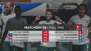 Werder hinter dem fc bayern. Bundesliga English On Twitter Werder And Frankfurt With The Priceless Wins Bundesligamd29