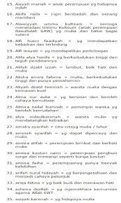 Ada juga dalam kalangan ibu bapa yang mengambil keputusan untuk memberikan nama anak selepas. Arti Nama Wanita Fur Android Apk Herunterladen