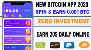 New Free Bitcoin Earning App 2020 Earn 50 With Block Space Spinning A Investing Bitcoin App