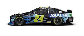 43 is one of the most recognizable paint schemes in nascar history. William Byron Designs Brand New Axalta Flames Scheme For Enascar Event Axalta Racing