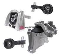 Buy Engine Mounting Set Rear - 50890-SWA-A81 / Left - 50850 ...