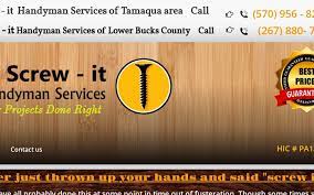 Just ask steve llc is proud to serve lower bucks county, pa and. Screw It Handyman Services In Bristol Pa 19007 Is Unmatched At Quality Of Workmanship At Affordable Prices