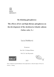 PDF) Re-thinking phosphorus: The effects of low and high dietary phosphorus  on the development of the skeleton in Atlantic salmon (Salmo salar, L.)