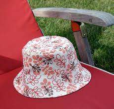 Reversible Bucket Hat Pattern Betz White