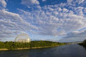 Previous (saint kitts and nevis). Montreal Biosphare Museum Am Ufer Des Saint Lawrence River Montreal Quebec Canada Geodatische Kuppel Kanadier Stock Photo 200727292