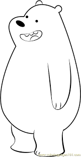 Although they have a reputation of being wild and savage. Gizzly Bear Coloring Page For Kids Free We Bare Bears Printable Coloring Pages Online For Kids Coloringpages101 Com Coloring Pages For Kids