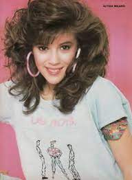 Totally 80s Totally 80 39 S Pinterest 90s Hair Style And 80s Party Outfits Alyssa Milano Young Alyssa Milano