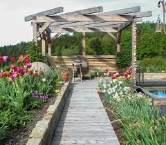 Garten Am Steilhang Google Suche Outdoor Outdoor Structures Pergola
