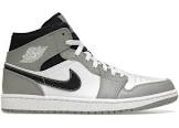 JORDAN 1 MID LIGHT SMOKE GREY ANTHRACITE MEN'S