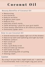 Coconut oil's properties allow it to penetrate hair in ways that other oils are not able to, which is why some people notice amazing results relatively quickly when using coconut oil for hair. Coconut Oil Beauty Benefits And Uses Nicolevalek Com