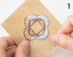 静かにきらめく 乙女のお花刺しゅうブローチの会 フェリシモ 刺繍 ワッペン 作り方 手刺繍の花 ワッペン 作り方