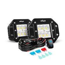 Maybe you would like to learn more about one of these? Car Truck Fog Driving Lights 2pcs 18w Flush Mount Led Light Bar Offroad Lights Wiring Harness Kit 4wd Truck Motors