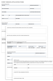 Most foreign vendors will be required to have a tin. Free Vendor Application Forms Templates Smartsheet